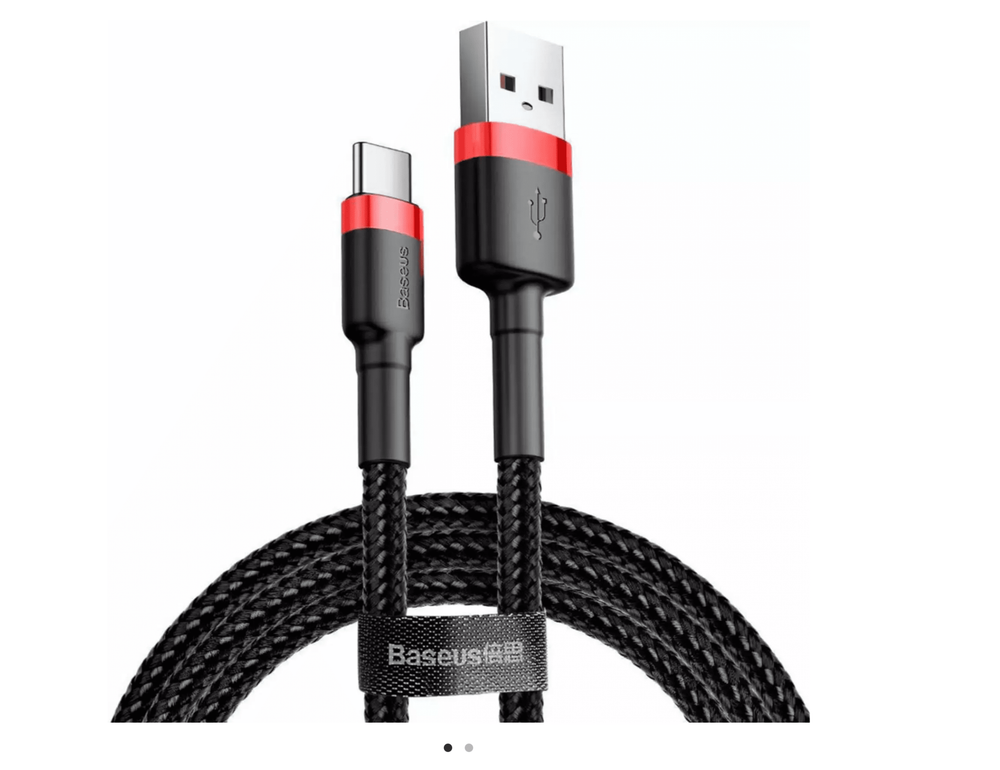 Кабель для зарядки Baseus Cafule Cable 2.4A 1m- Type-C