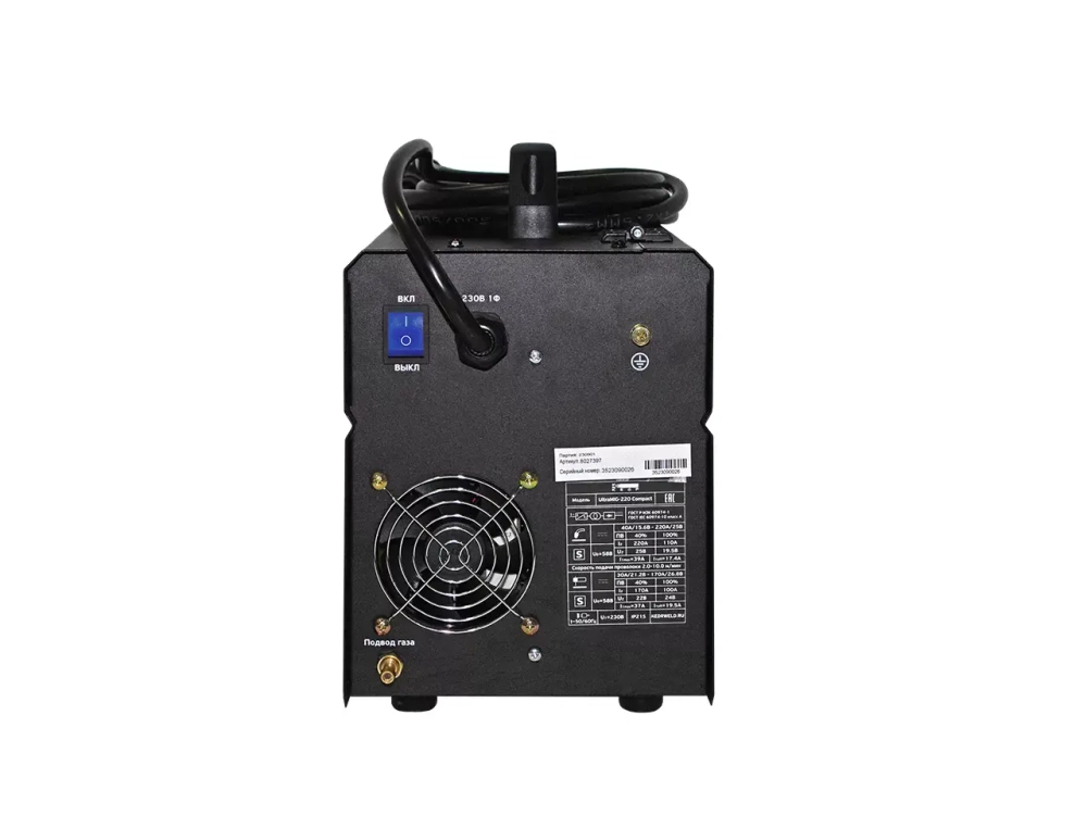 Полуавтомат КЕДР UltraMIG-220 Compact Digital (220В, 30-220А)