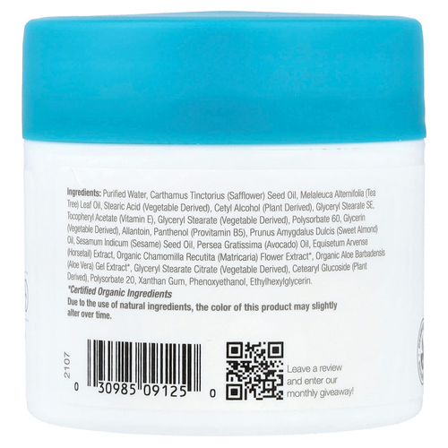 DERMA E, крем с чайным деревом и витамином Е, 113 г (4 унции)