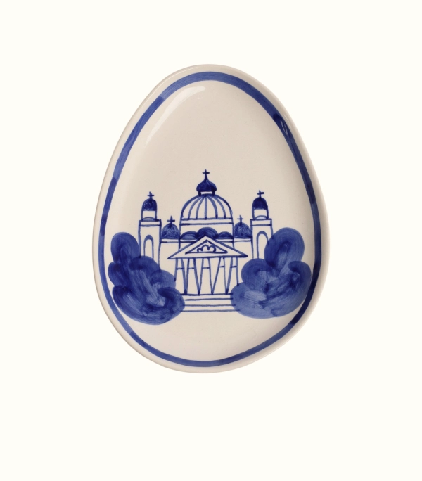 Десертная тарелка – С Исаакием | Zorca ceramica