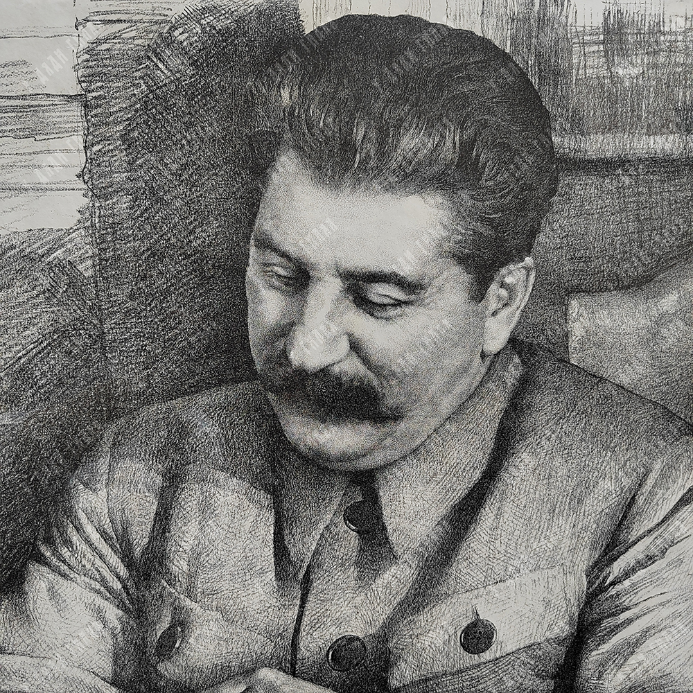Яр-Кравченко А. Н. Сталин И. В. Автолитография, 1938