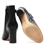 Кожаные ботильоны на каблуке BAILEY LAUREN RALPH LAUREN - черный(802937808)