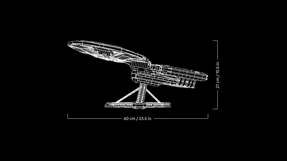 Конструктор LEGO Icons 10356 Star Trek U.S.S. Enterprise NCC-1701-D