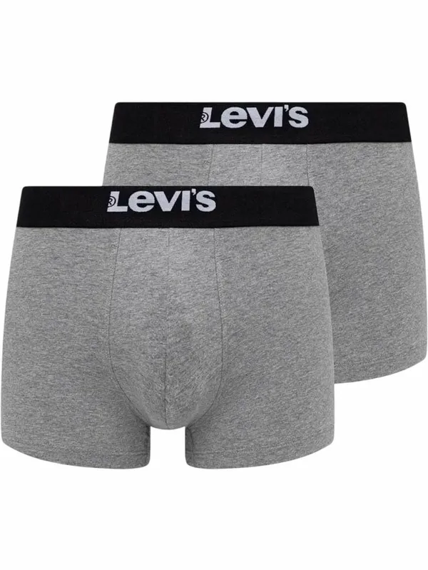 Трусы мужские ( набор 2 шт. ) LEVI'S SOLID BASIC TRUNK ORGANIC CO 2P