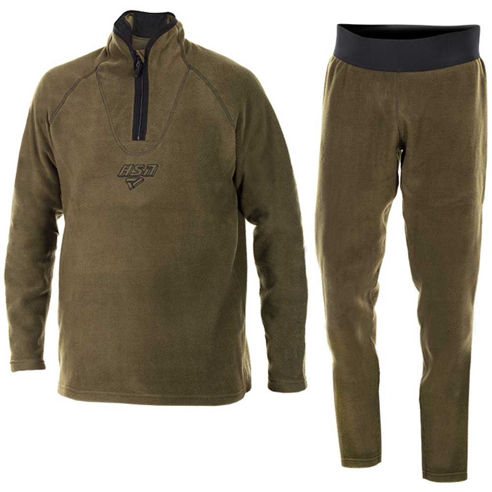 Зимний мужской термокостюм ХСН Winter без ремня (Polar fleece) Хаки