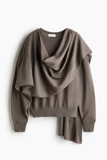 Джемпер из смеси кашемира с шалью - H&M
