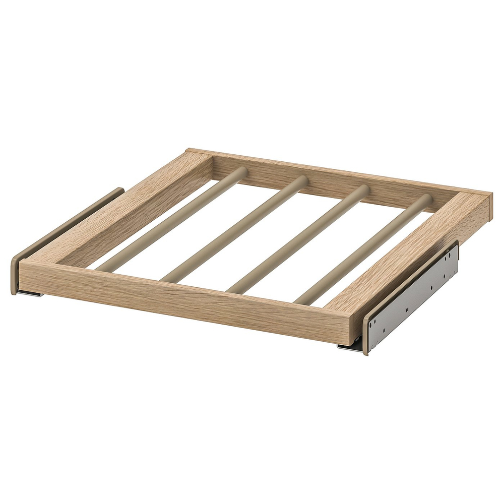 IKEA KOMPLEMENT  (ИКЕА КОМПЛЕМЕНТ)  -  Выдвижная вешалка для брюк - под беленый дуб 50х58 см