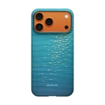 Чехол PITAKA Ultra-Slim Case для Apple iPhone 17 Pro (PitaTap) MagSafe, Lucid Blue