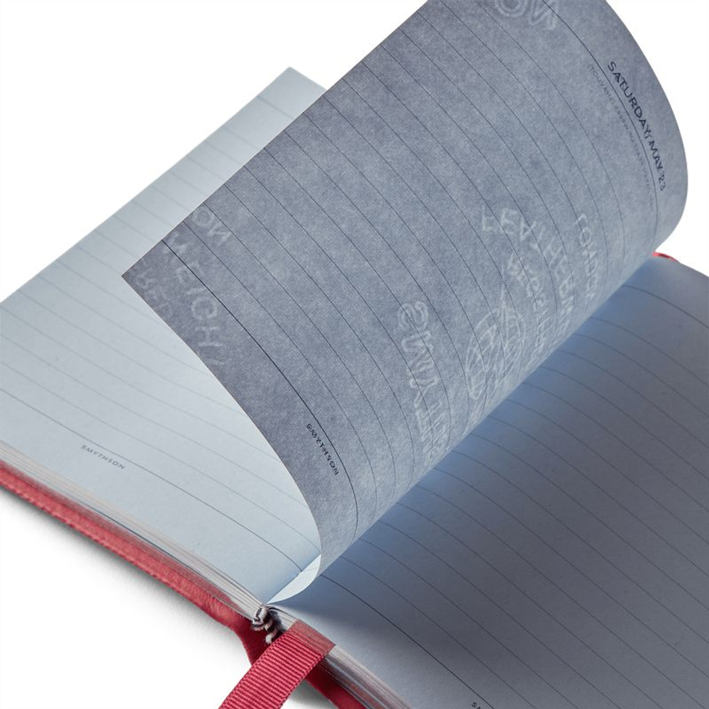 Smythson Ежедневник 2026 Premier Daily Fashion Diary in Panama, Lilac