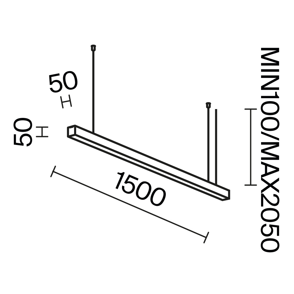 Линейный светильник Technical LL312030