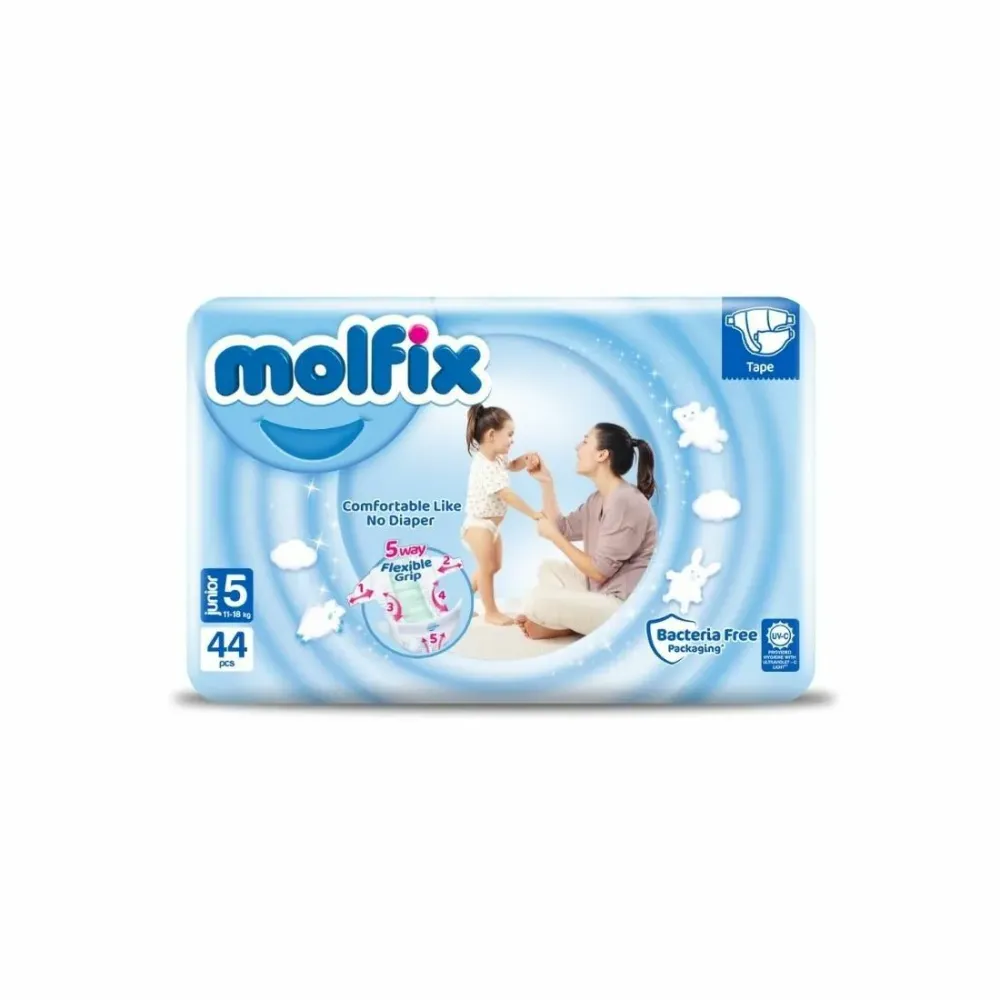 Детские подгузники Molfix №5 44/48 11-25кг