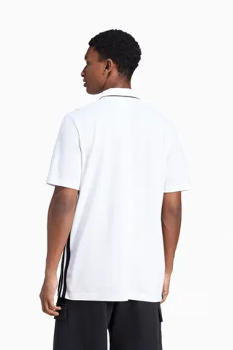 Футболка adidas Essentials Pique 3-Stripes Polo - белый
