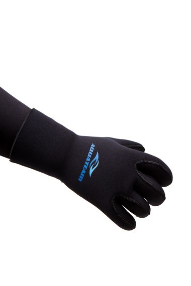 Перчатки Aquateam Anatomic Jako 5 мм нейлон/открытая пора черные