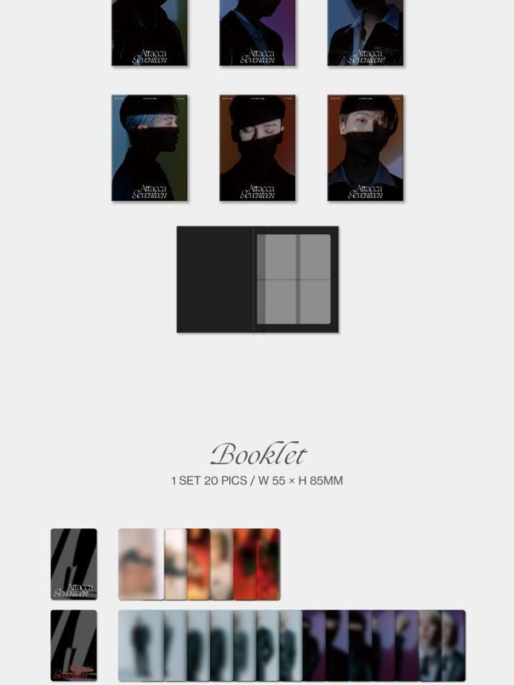 Альбом SEVENTEEN - ATTACCA 9th Mini Album CARAT Version RANDOM Cover