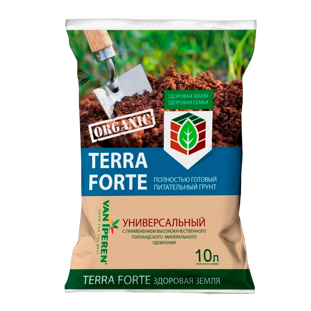 Грунт Terra Forte универсальный+удобрения Ван Иперен (10л)