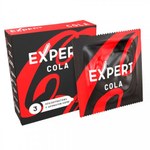 Презервативы EXPERT Cola, аромат Колы, 3 шт