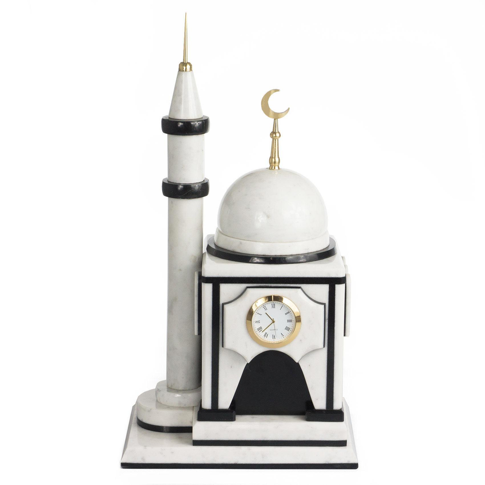 Часы "Мечеть" малая мрамор 200х150х375 мм 5700 гр. R119242