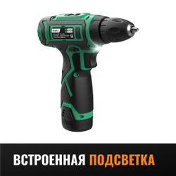 Аккумуляторная дрель-шуруповерт STALKER D12 Li