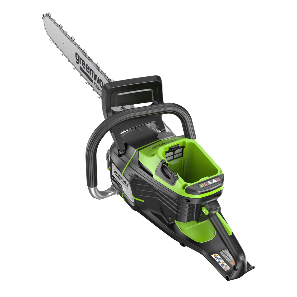 Цепная пила аккумуляторная Greenworks OCS800, 82V, 5,0 кВт, 50 см, бесщеточная, с АКБ 5Ач и ЗУ (2009707UB)