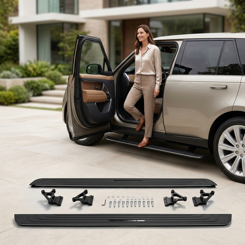 Электрические боковые пороги для Land Rover Range Rover и Range Rover Sport 2023-2026