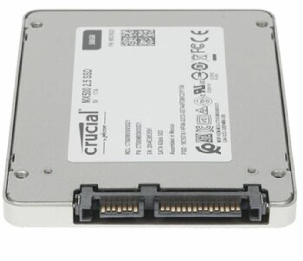 SSD CRUCIAL MX500, 500 ГБ, 2.5", SATA, CT500MX500SSD1