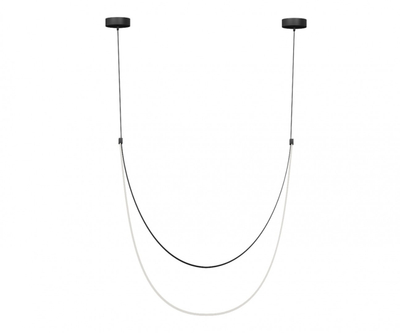 07689A-210,19 Подвес Лирд черный h210 (длина ремня 420см) Led 132W (4000K). ТМ Kink Light