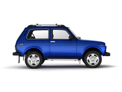 Рейлинги с поперечинами "Усиленные" Нива 4x4/Легенд (3 дв)