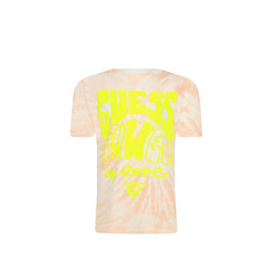 футболка tie&dye Guess - оранжевый(J3GI34 K8HM3)