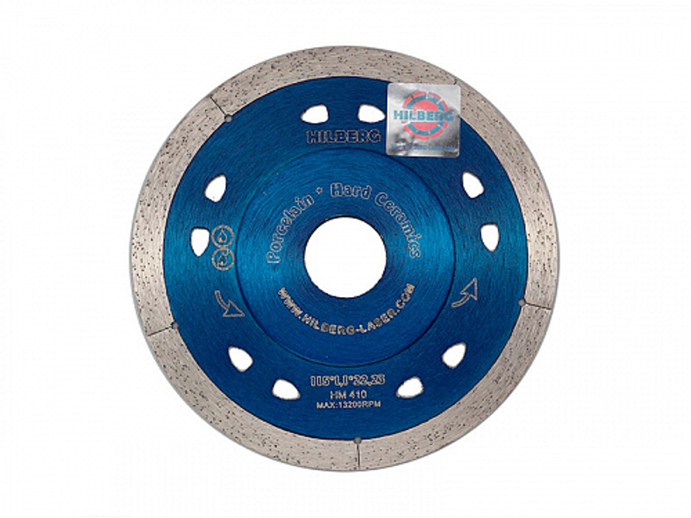 Диск алмазный отрезной 115*22,23 мм Hilberg Extra Thin 1.1 mm (1 шт.) Hilberg