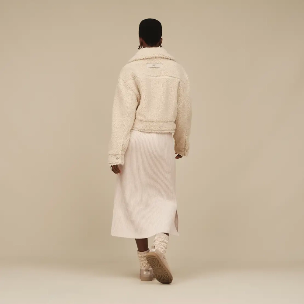 UGG Короткая куртка-тракер Frankie, натуральный
