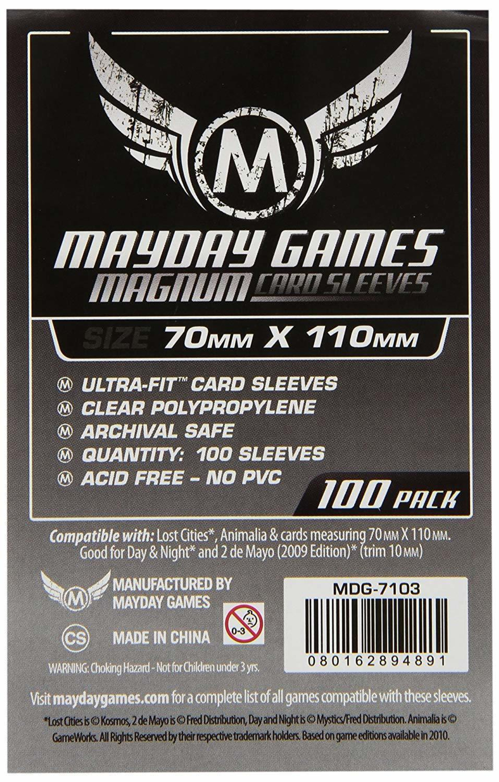 Протекторы для настольных игр Mayday Magnum Lost Cities (70x110) - 100 штук