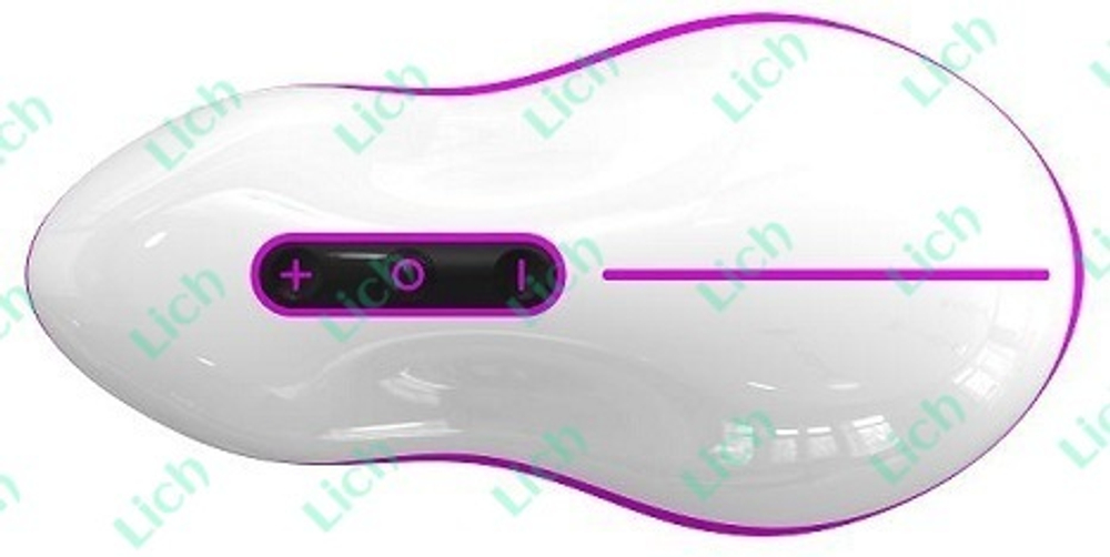 Бело-фиолетовый вибростимулятор Mouse