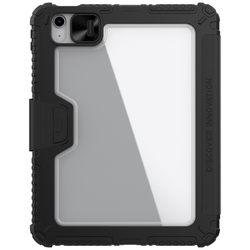 Чехол книжка черного цвета от Nillkin для iPad 10.9 с 2022- года и iPad 11 (A16) с 2025-, серия Bumper Pro, с защитной шторкой для камеры