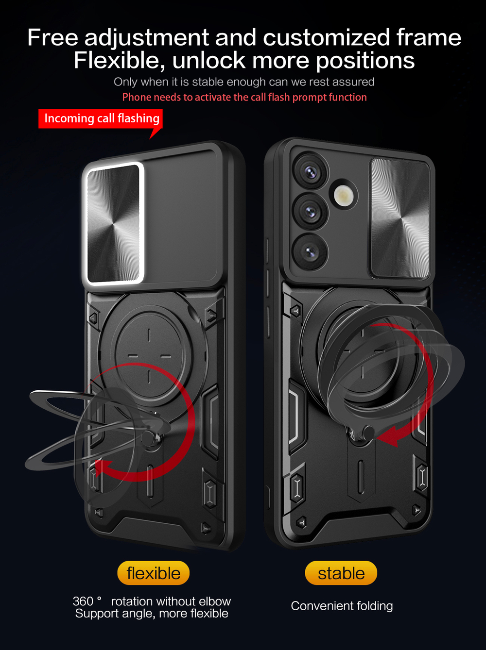 Чехол с кольцом Big Ring Case для Samsung Galaxy S24+