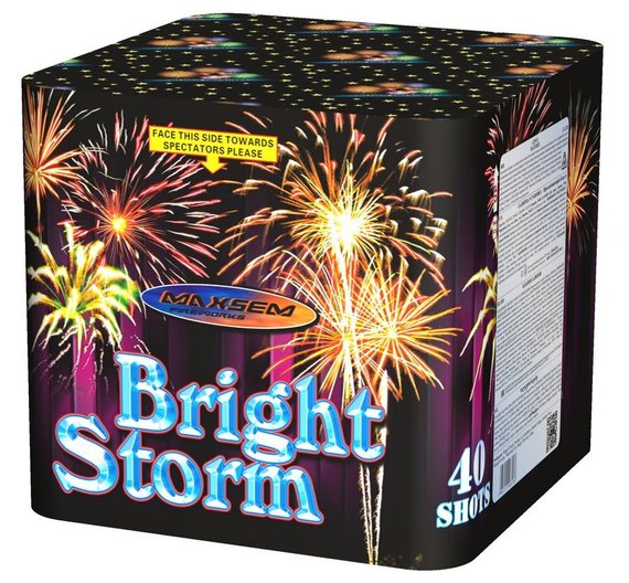 Батарея салютов BRIGHT STORM (40/1,2) GP513