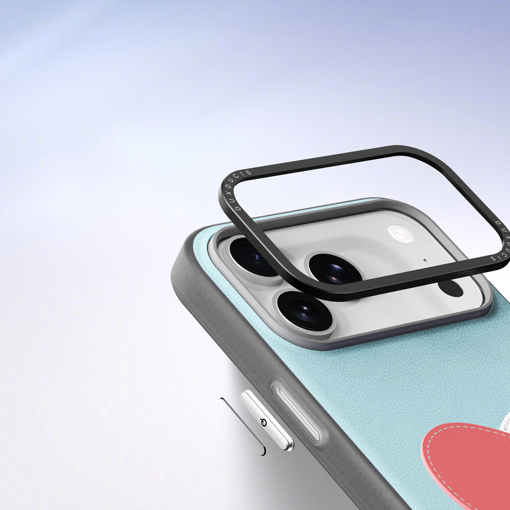 Чехол синего цвета (Sky Blue) для iPhone 17 Pro Max, серия Luvy Series (со съемным ремешком) от Dux Ducis