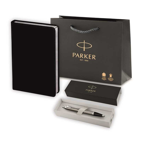 Подарочный набор: Шариковая ручка Parker IM M + Ежедневник