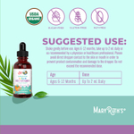 MaryRuth's, органические мультивитамины в жидкой форме для младенцев, без железа, для детей 6–12 месяцев, со вкусом апельсина и ванили, 60 мл (2 жидк. унции)