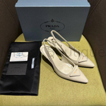 Туфли с открытой пяткой Prada