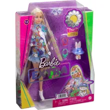 Кукла Barbie Экстра в одежде с цветочным принтом