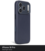 Чехол Decoded Leather Case для iPhone 18 Pro / 17 Pro Midnight Blue
