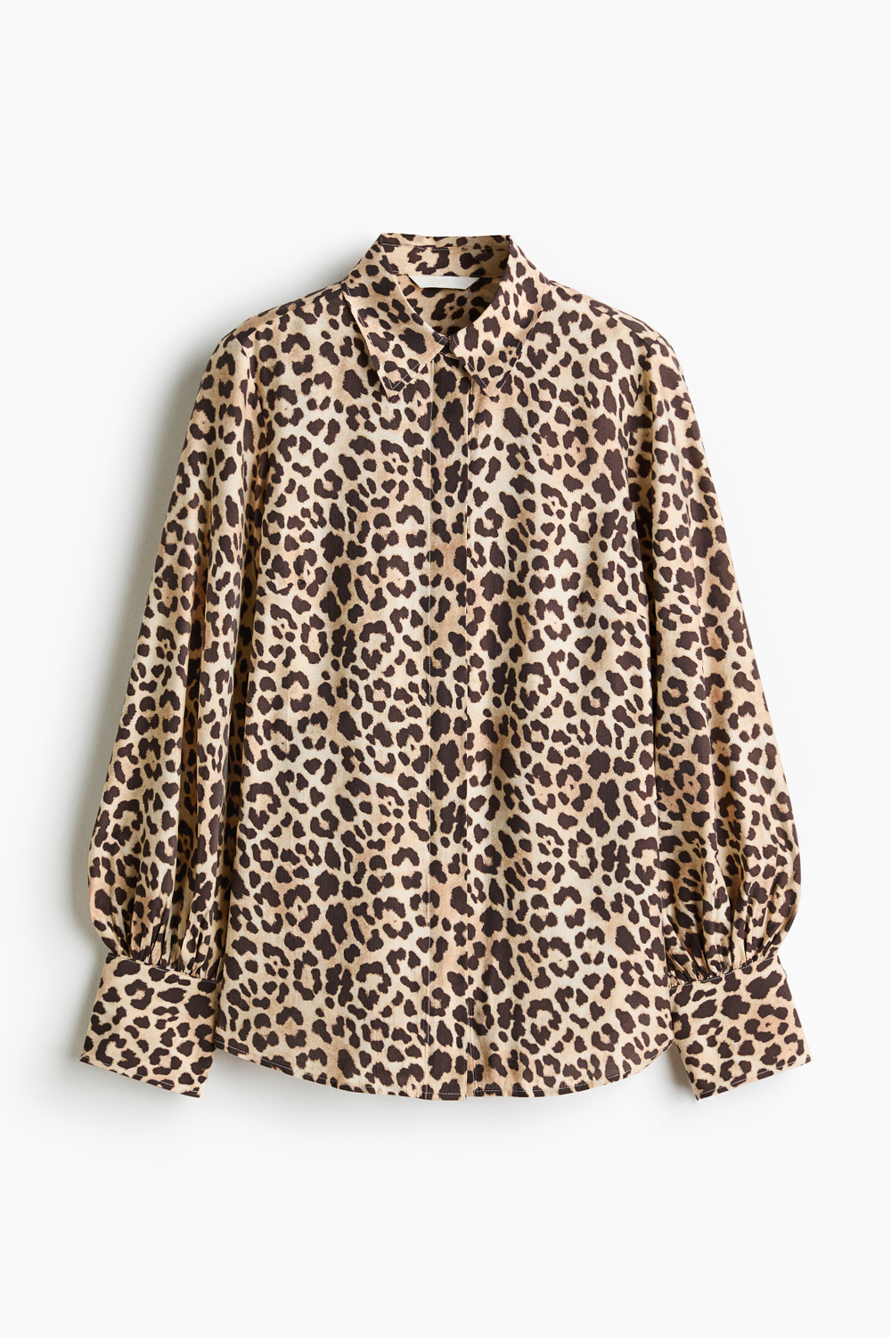 Рубашка с рукавами-баллонами - H&M