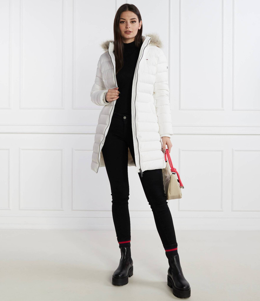 пальто tjw essential Tommy Jeans - белый(DW0DW09060)