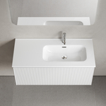 Тумба подвесная Sancos Snob R 1.0 с одним ящиком 995х445х406, Bianco, SNR1.0100RW, арт. SNR1.0100RW