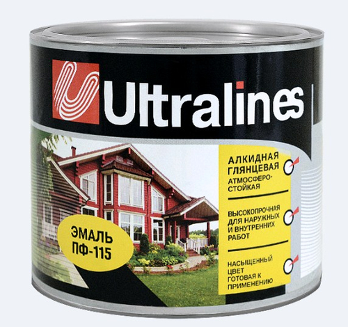 Эмаль ПФ-115 РАДУГА Ultra Lines  белая  5,5кг