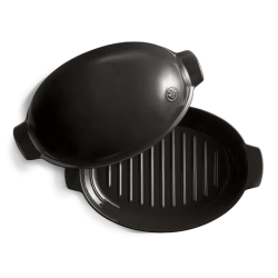 Жаровня Emile Henry Charcoal, 41.5 х 27.5 см
