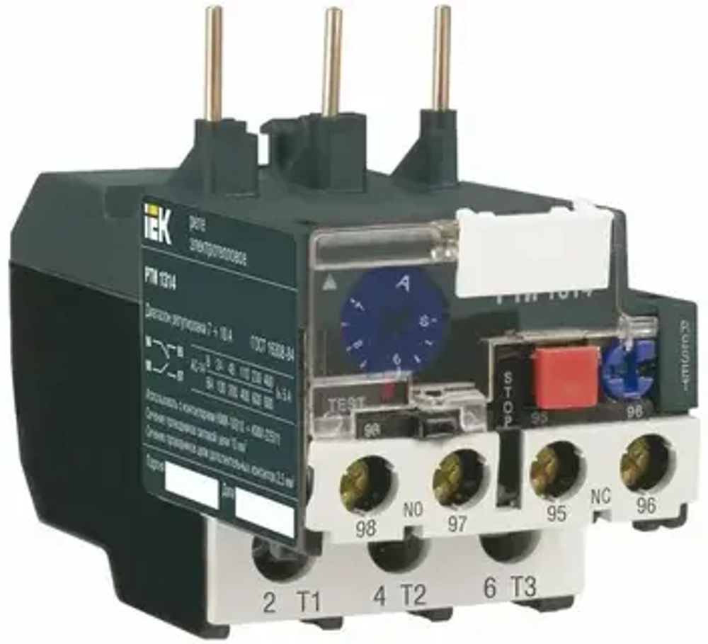 Реле РТИ-1303 электротепловое 0,25-0,4А IEK  арт. DRT10-C025-D004