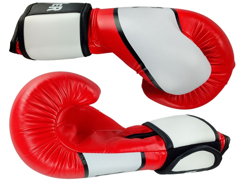 Перчатки боксёрские FIGHT PRO SERIES красные 12 унций PRO-F-K-12#