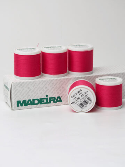 Нитки швейные Madeira aerofil № 120 Col. 9984 ярко-розовый
