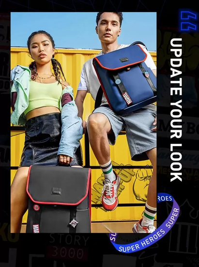 Рюкзак Xiaomi 90 Points NINETYGO Marvel Collaboration Collection Backpack